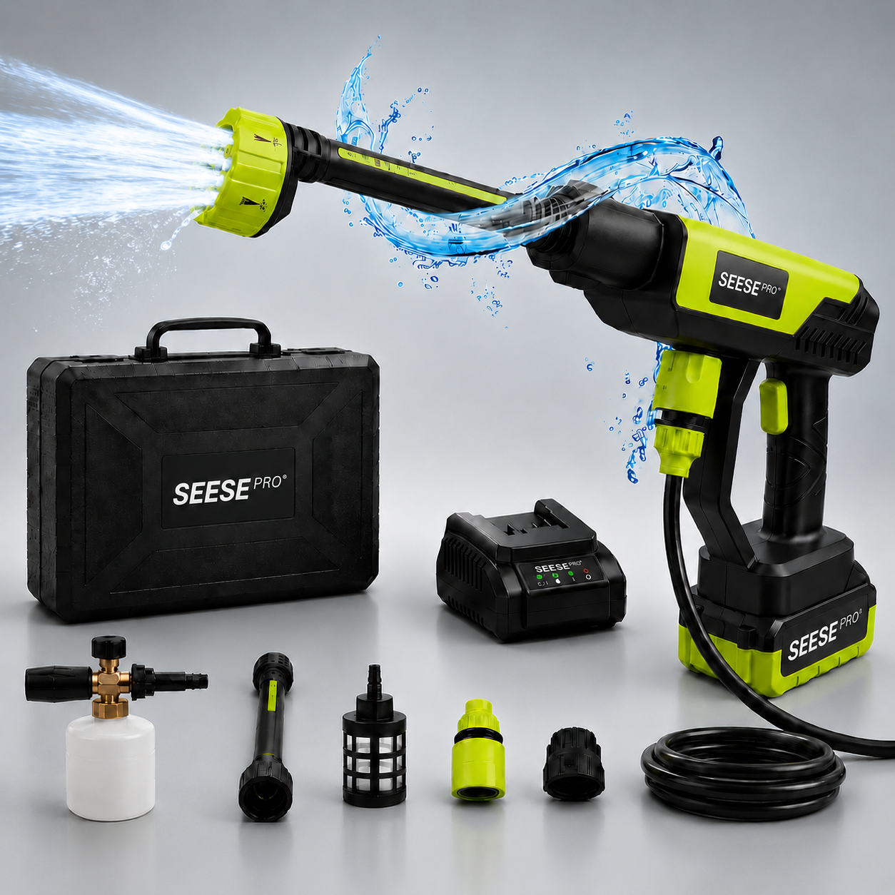 Seese Pro™ - Draadloze Hogedrukreiniger Ultrakrachtig